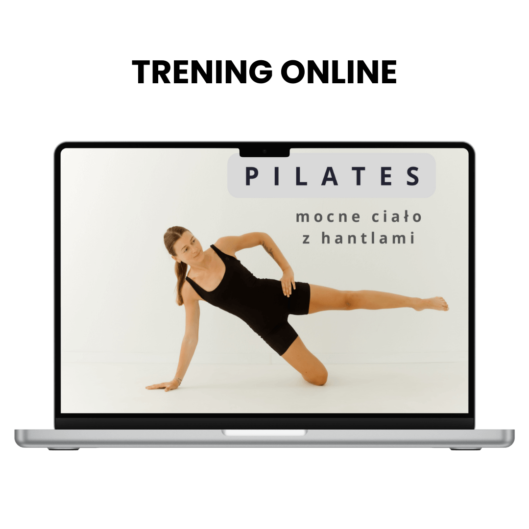 Trening pilates mocne ciało z&nbsp;hantlami