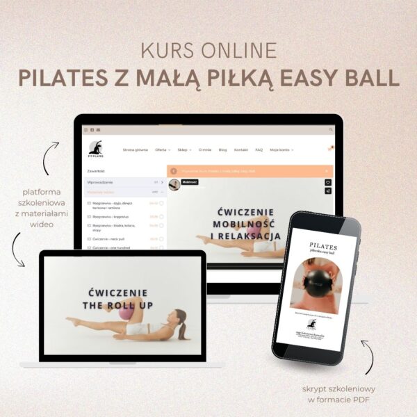Kurs Pilates z małą piłką Easy Ball