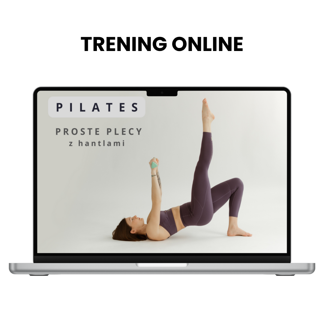 Pilates proste plecy z&nbsp;hantlami